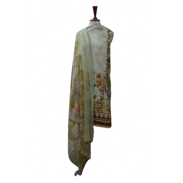 3 Piece Unstitched Lawn Suits